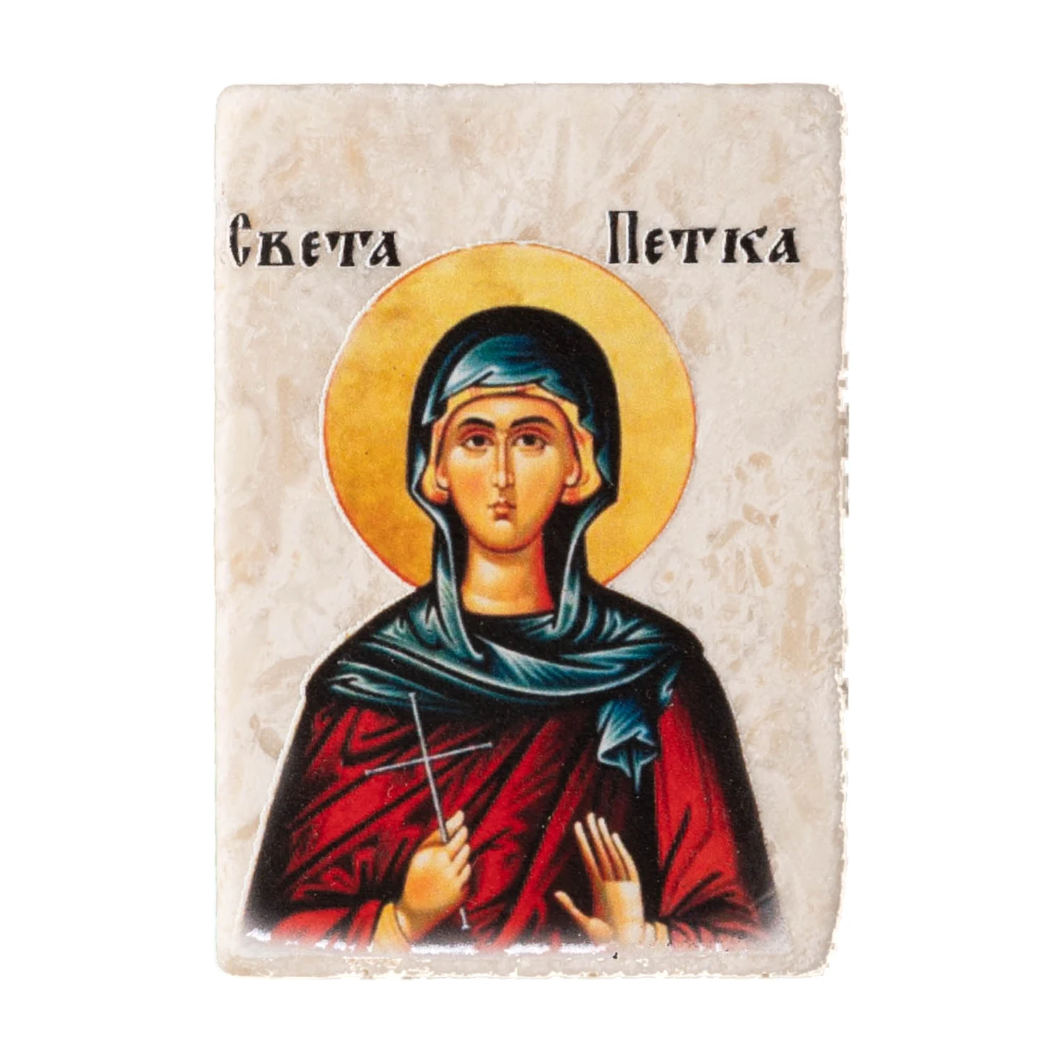 Икона на камену – Света Петка