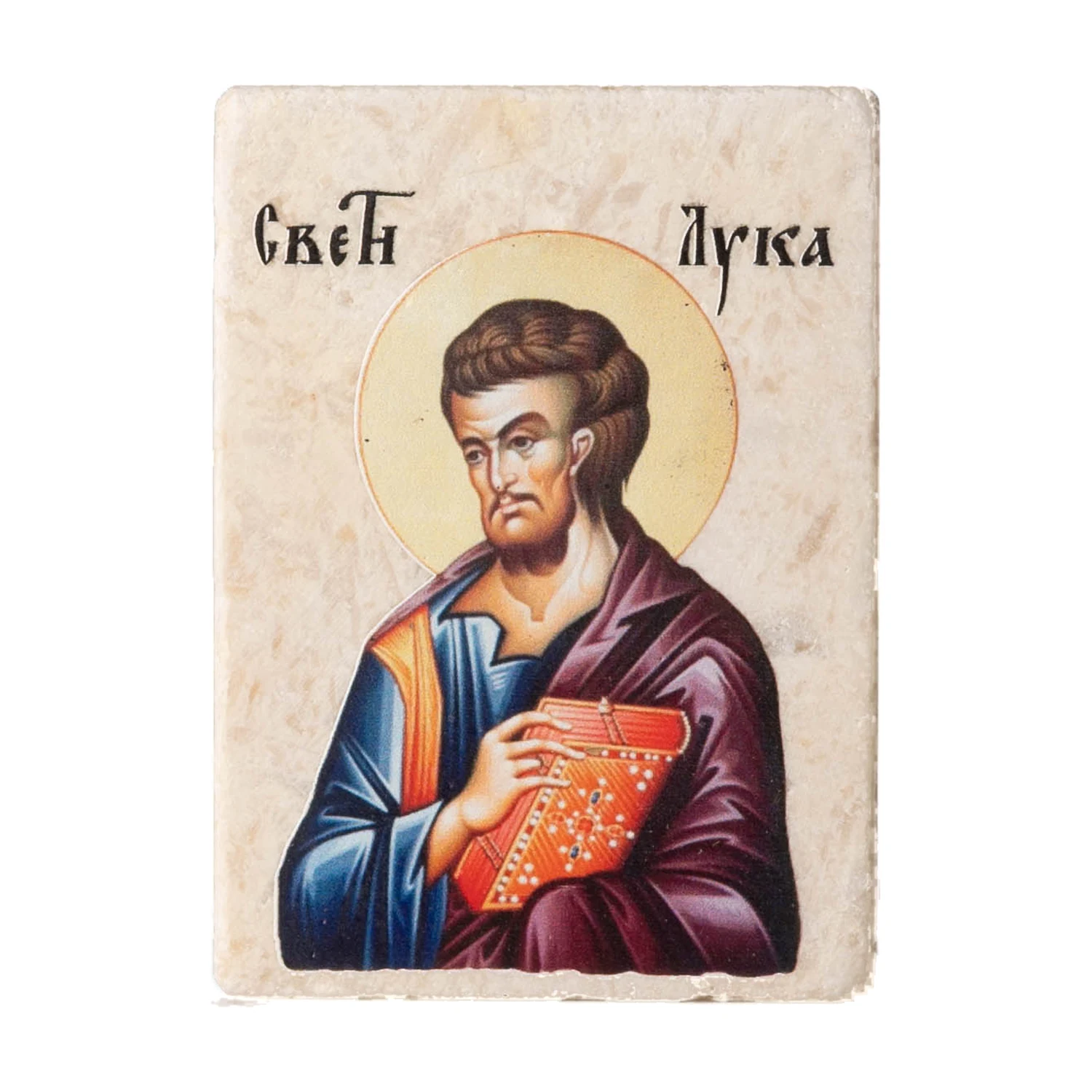 Икона на камену – Свети апостол Лука