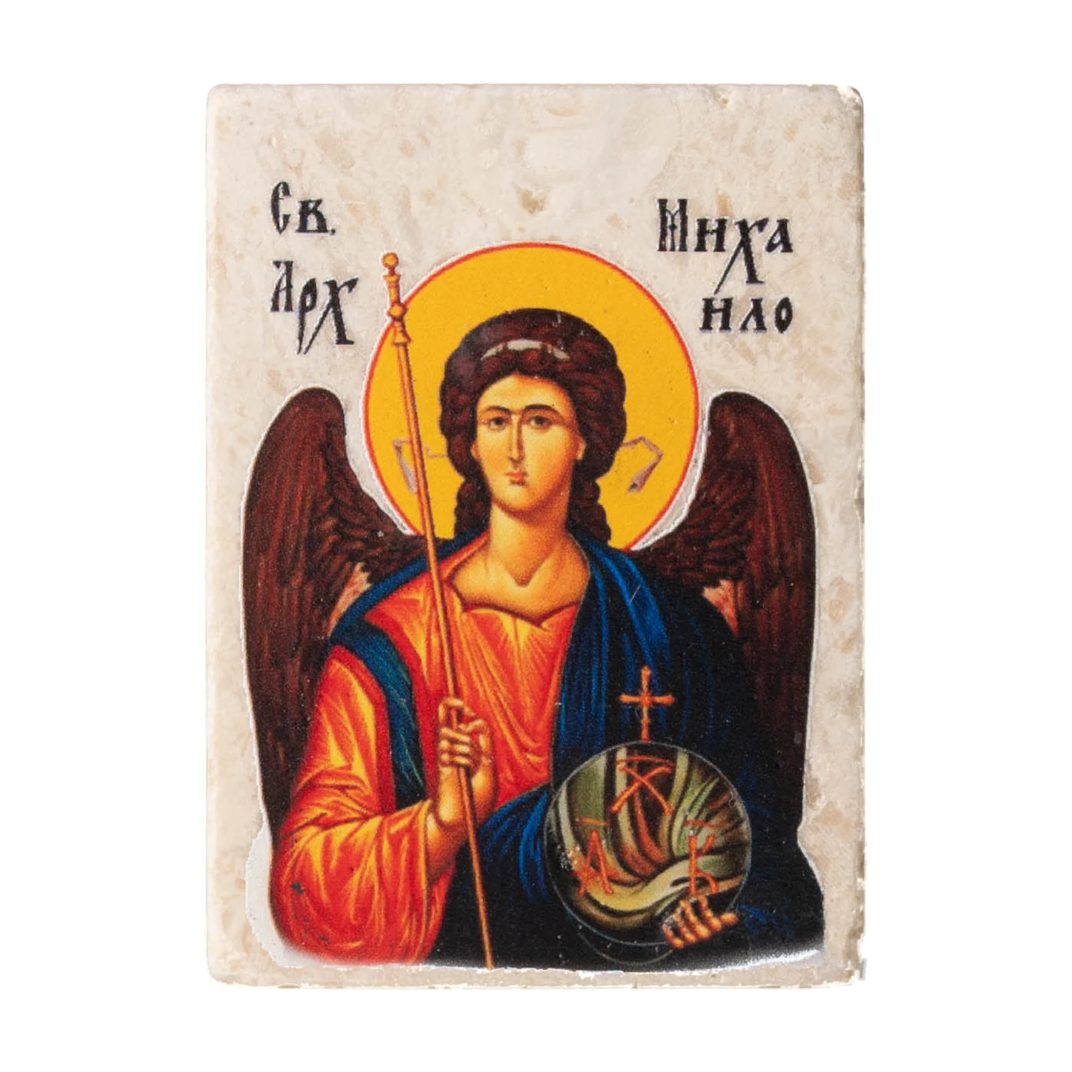 Икона на камену – Свети архангел Михаило